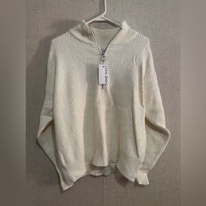 Nine West women’s 1/4 zip sweater